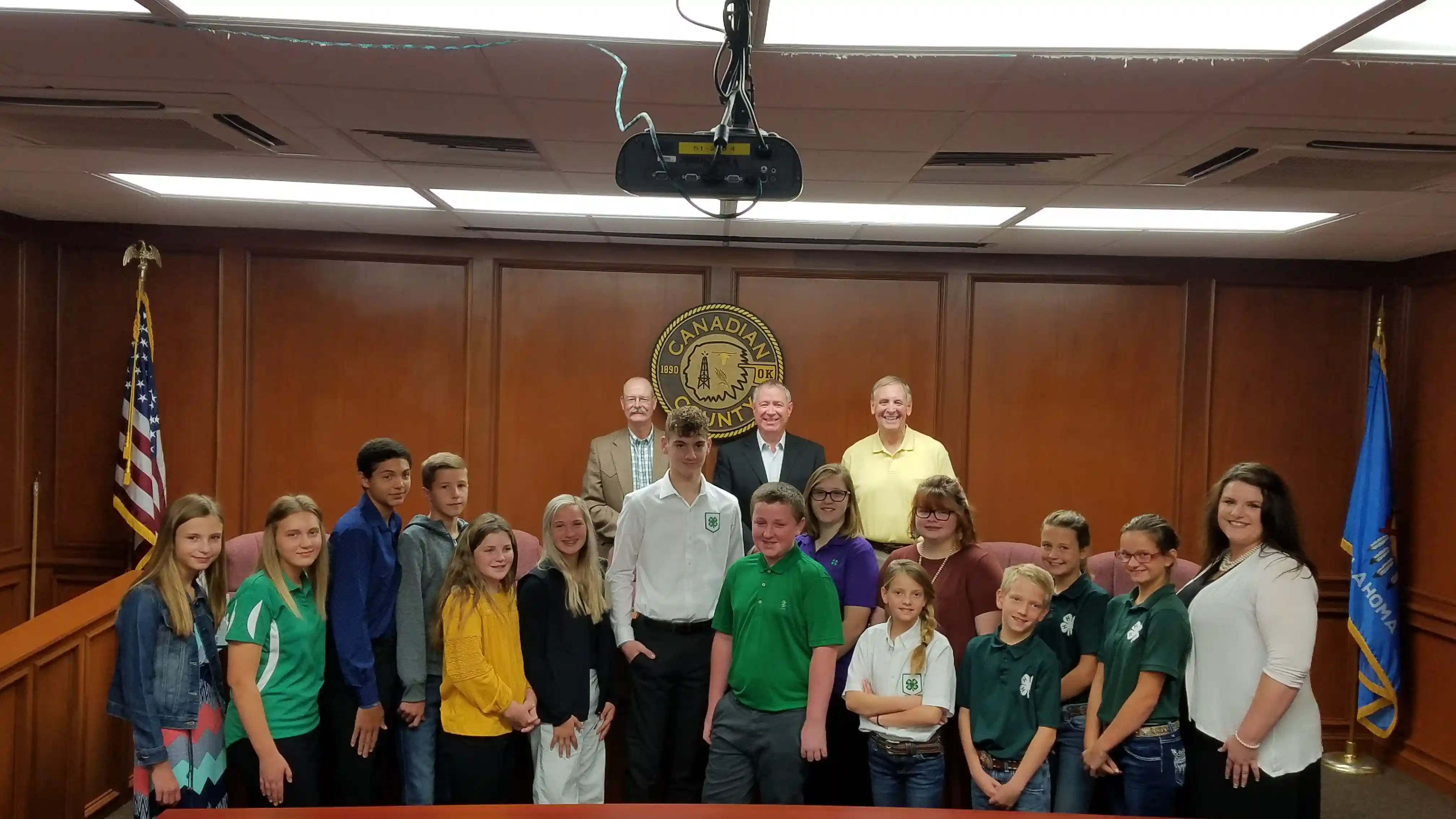 Marc Hader with community members