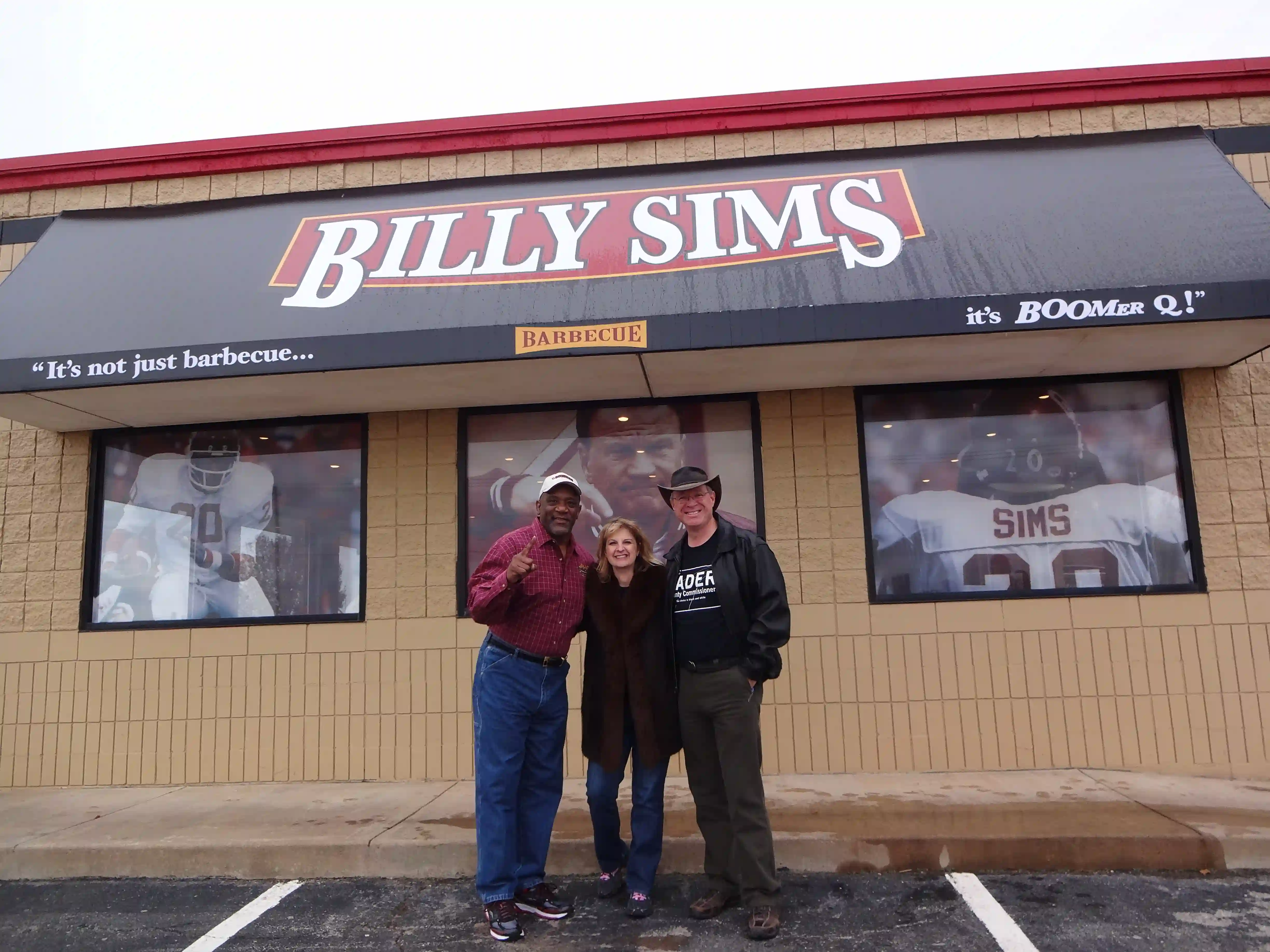 Marc Hader with community members